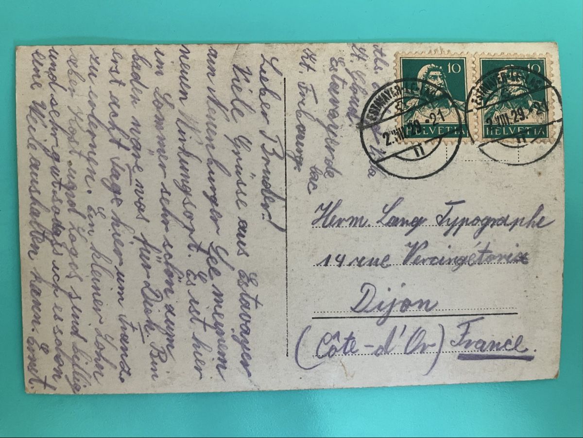 Cartes postales: Postkarte Estavayer - La plage – D'occasion à Bauma par Baumer71 1