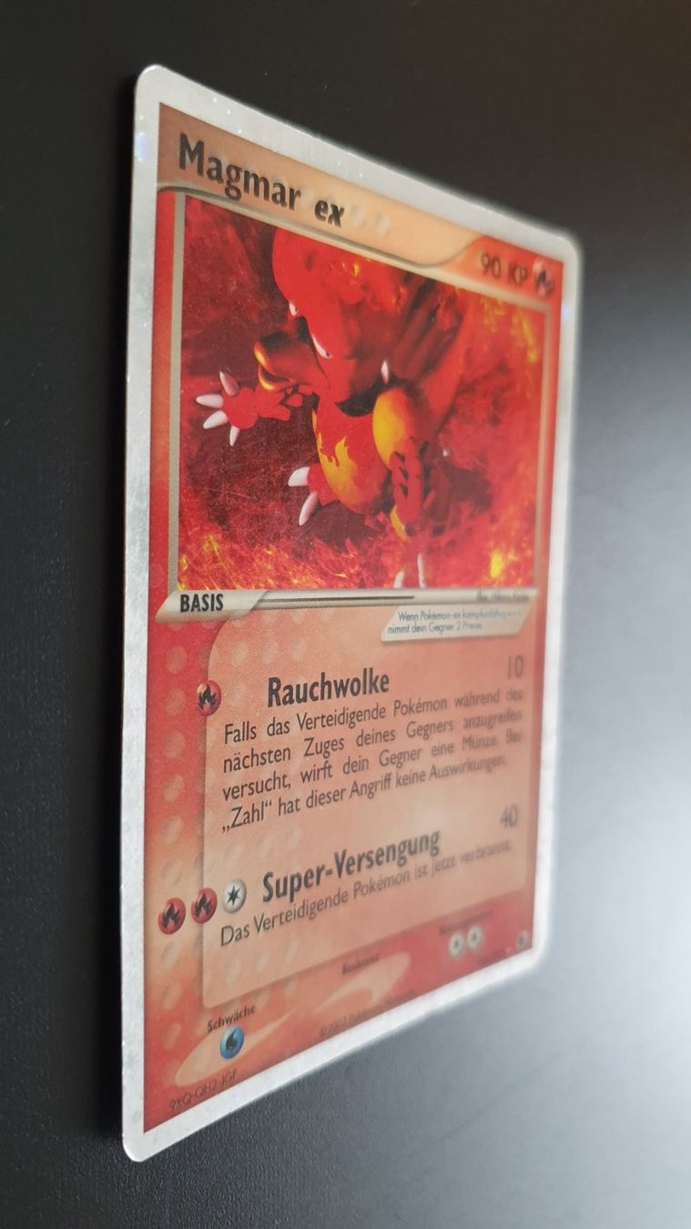 Pokémon Carte collezionabili: Magmar ex Holo EX Rubin & Saphir Set – Usato da Watt venduto da mar_t7kp 1