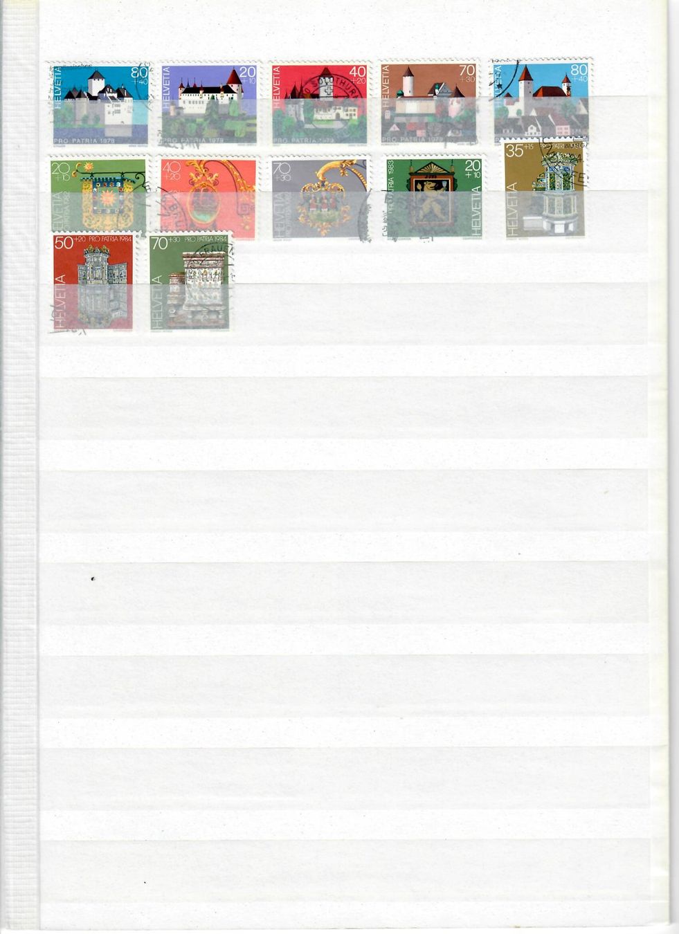 Alle Briefmarken: PP 1940 - 1984 59 Marken gestempelt – Gebraucht aus Frauenfeld von Interessent1 1