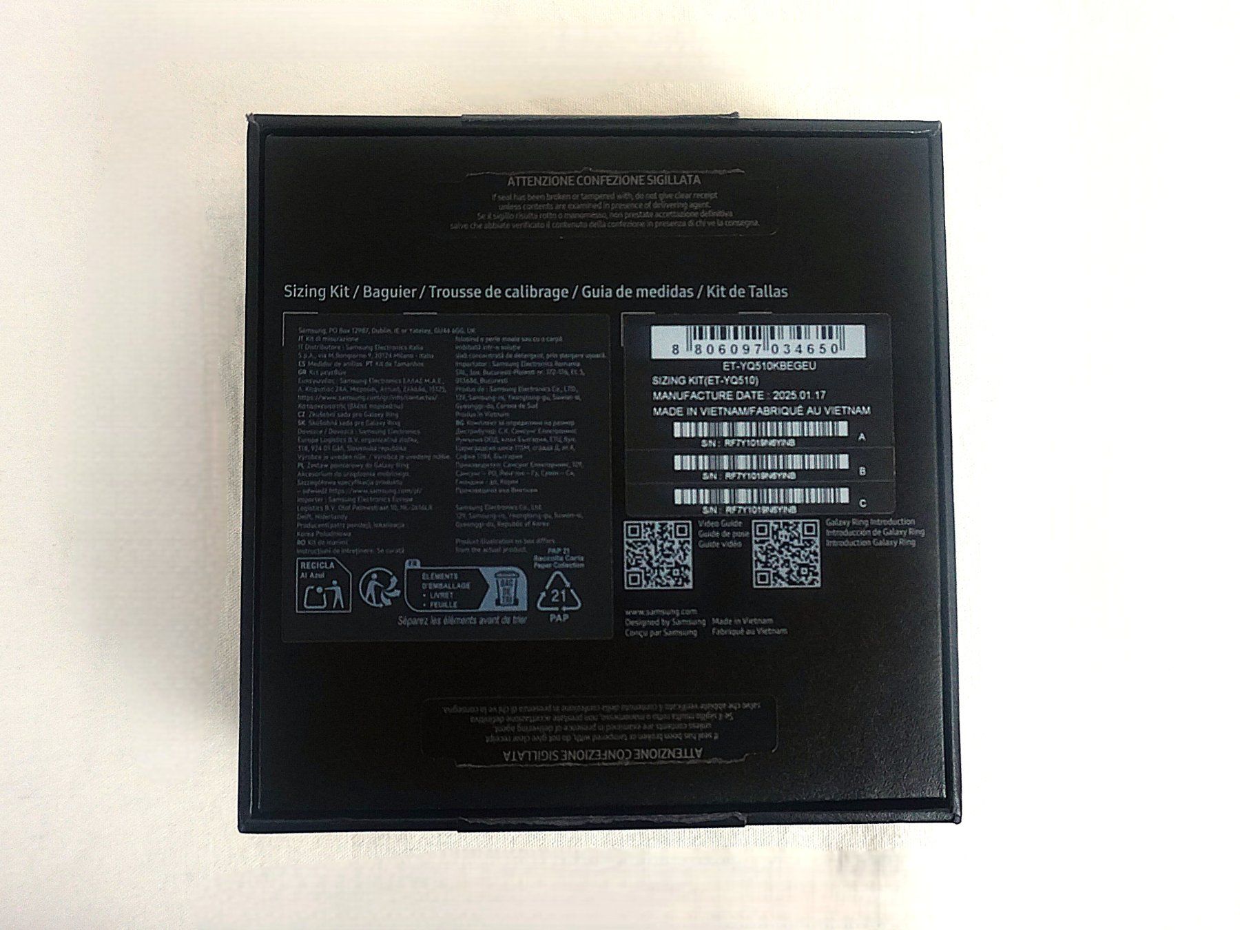 Anelli: Samsung galaxy ring sizing set – Nuovo (secondo la descrizione) da Pratteln venduto da Restwert_Pratteln 1