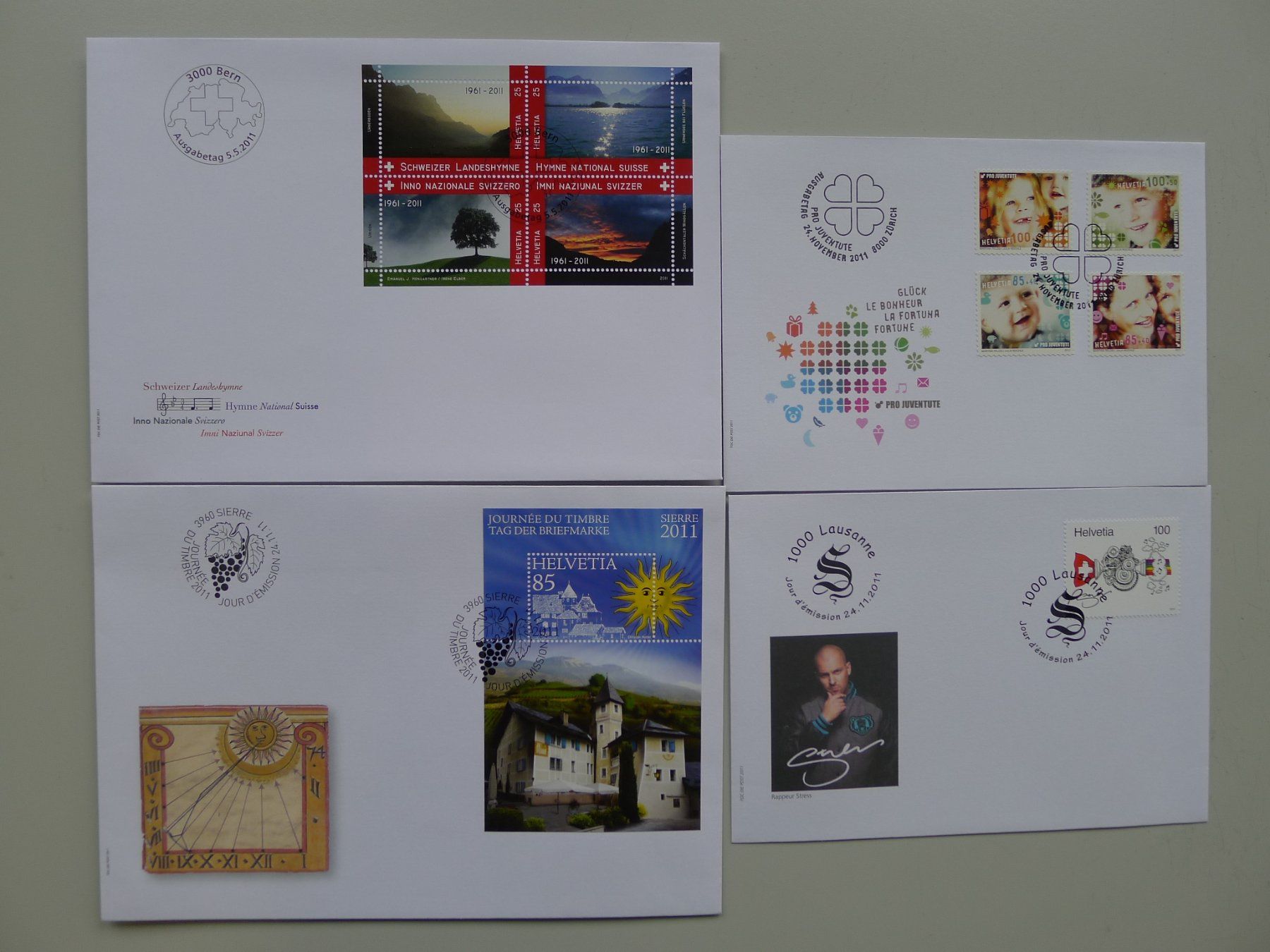 Tutti i francobolli: 2011, FDC Sammlung, total 28 Stück, neuwertig! – Usato da Sursee venduto da Luzernerraute 4