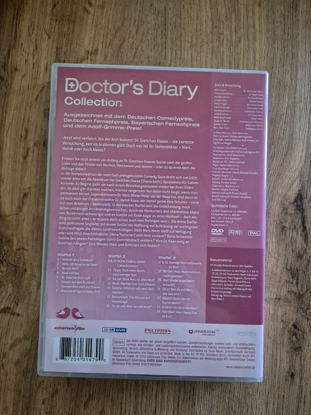 Tutti i DVDs: Doctor's Diary – Nuovo (secondo la descrizione) da Berneck venduto da jst_nk6y 1
