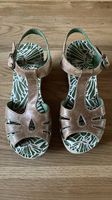 Sandales à talons compensés en cuir - 38 - FLY LONDON