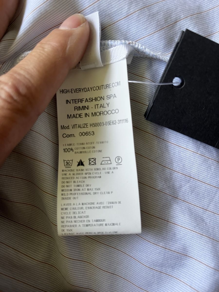 High Camicette: High Everyday Couture Hemdbluse Gr. 32,Blau-Weiss gestreift – Nuovo e nell'imballaggio originale da Zürich venduto da lynni1996 5