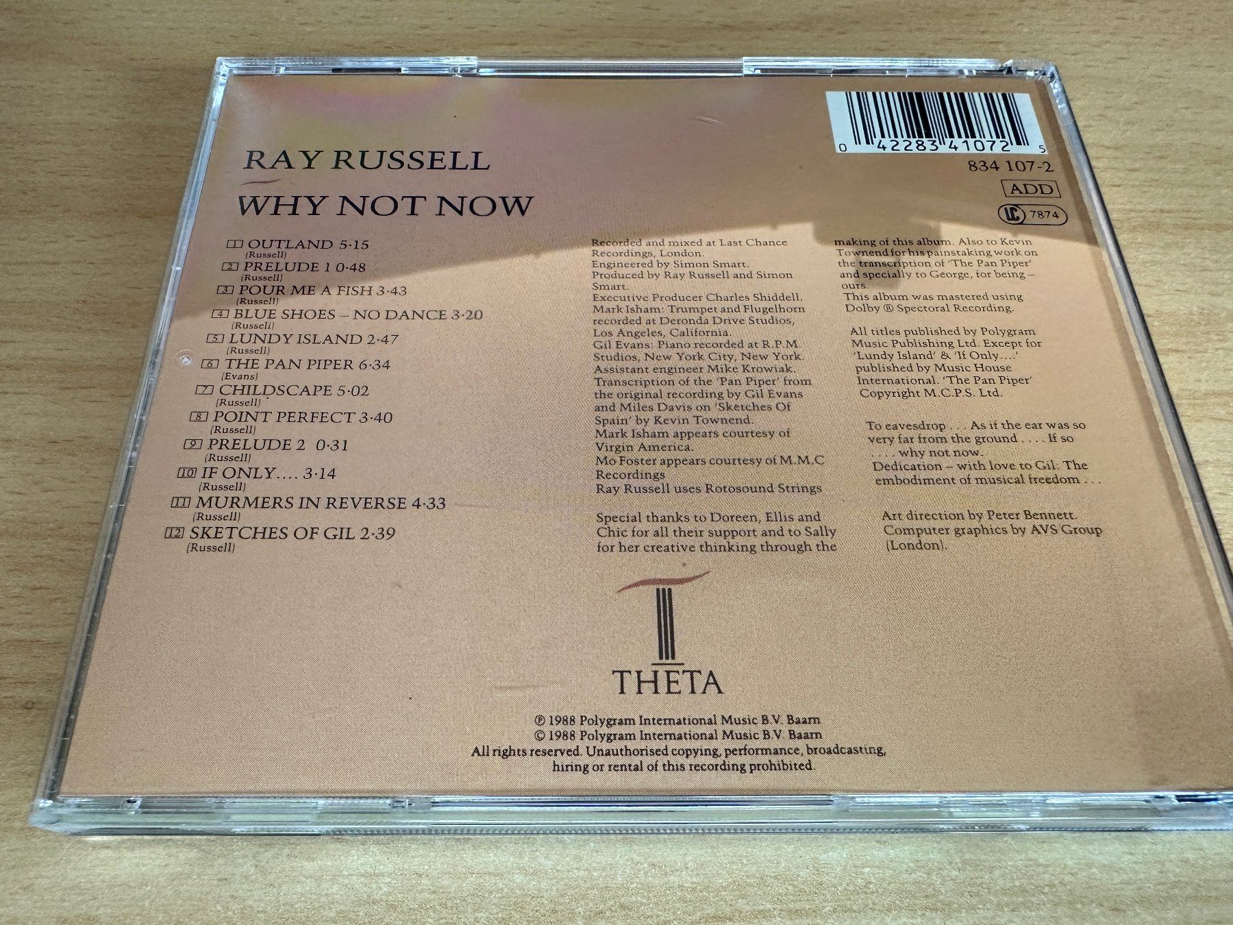 CD: Ray Russell – Why Not Now – Usato da Rikon im Tösstal venduto da Alpenmutz 1