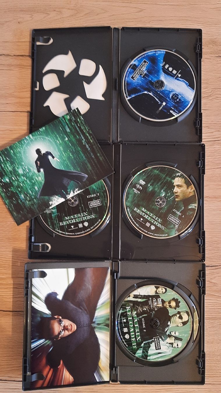 Tutti i DVDs: Matrix Trilogie – Usato da Steffisburg venduto da Globas 2