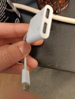 USB-C headphones adapter / use c headphones while charging