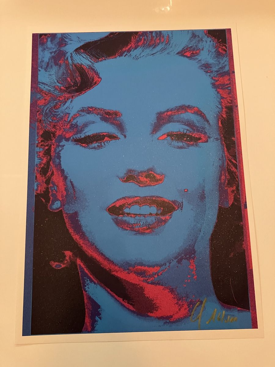 Dipinti: Sérigraphie Marilyn Monroe, Signée, Édition Limitée 16 / 100 – Nuovo (secondo la descrizione) da Epalinges venduto da intel_4_life
