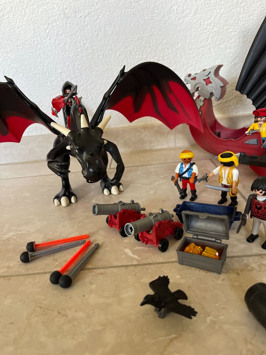 Playmobil Giocattoli: Playmobil: Drachen Schiff Boot Kanonen – Usato da Berikon venduto da Samira08 3