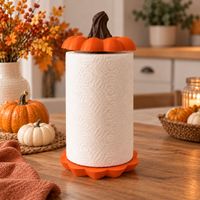 Küchenrollenhalter Kürbis – Herbst & Halloween Deko – Dek