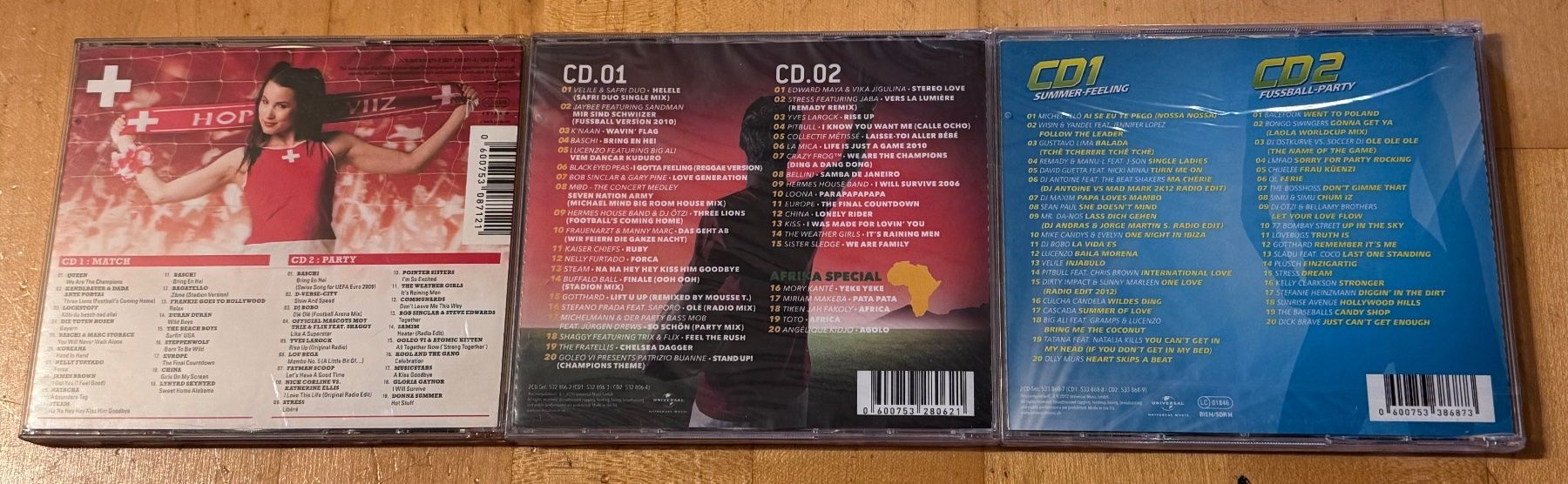 CD: Fussballhits 3x DoppelCD – Nuovo e nell'imballaggio originale da Unterengstringen venduto da NOISE 1