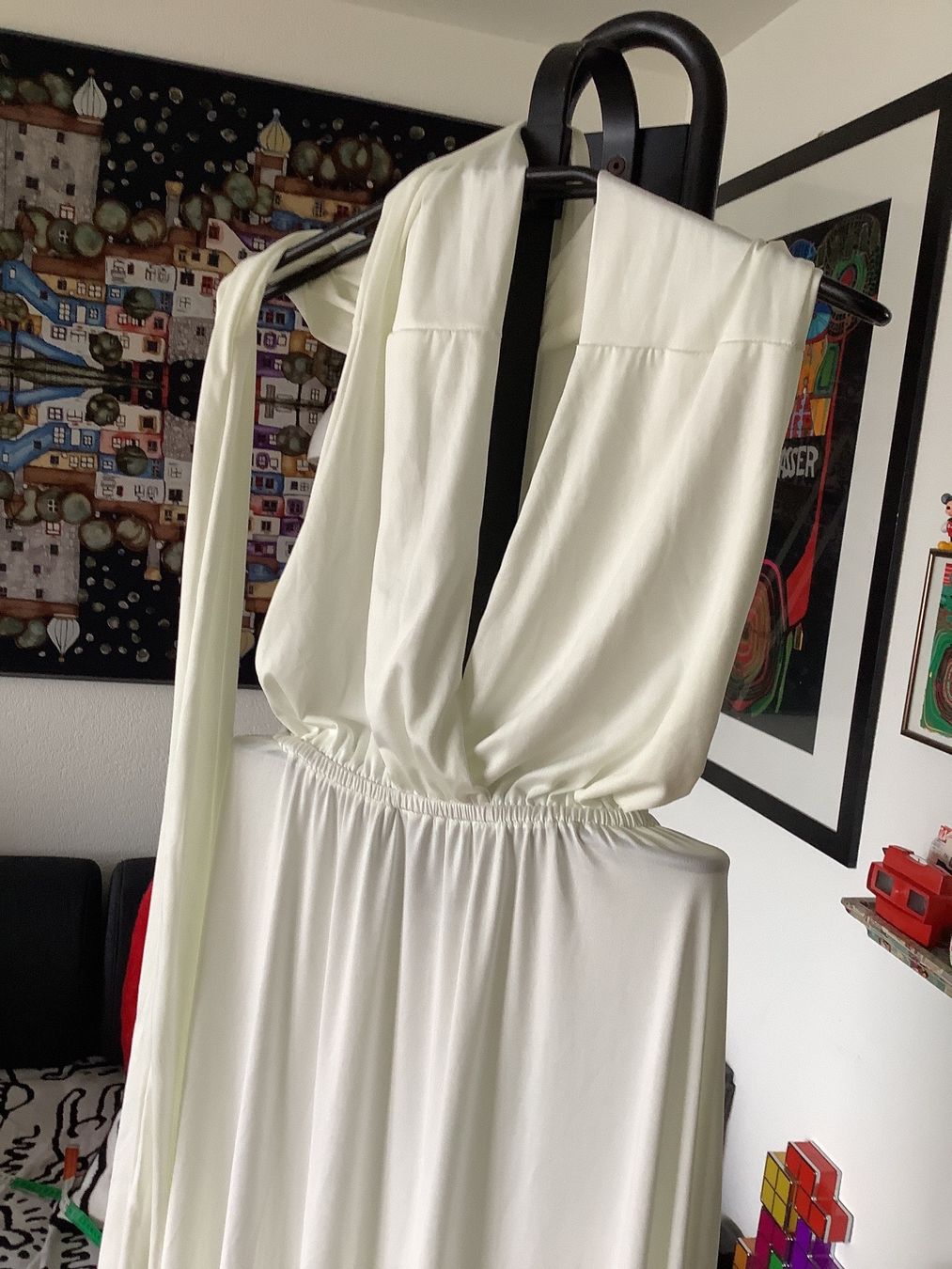 Vestiti: Sommerkleid Lang Eierschalenfarbe Gr M – Usato da Oberengstringen venduto da Pepper6 1