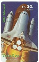 Teleline Telefonkarte 30 Fr Space Shuttle