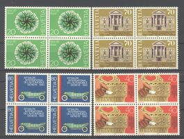 1980, Sonderpostmarken I, Viererblöcke ** (2)