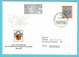1967 Ersttagsbrief Philalique de Geneve