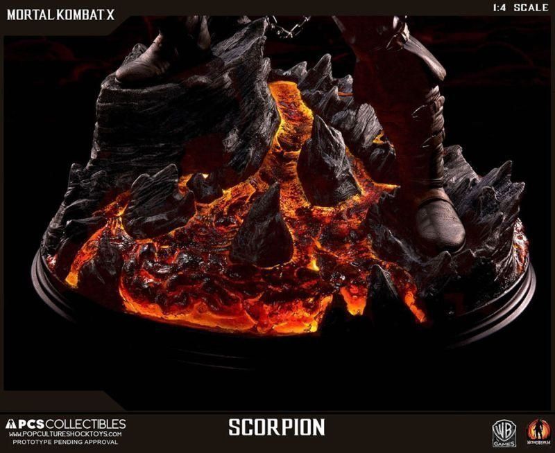 Sculture & Statue: Mortal Kombat Scorpion 1/4 Scale Regular Statue – Usato da Au SG venduto da Neltras 6
