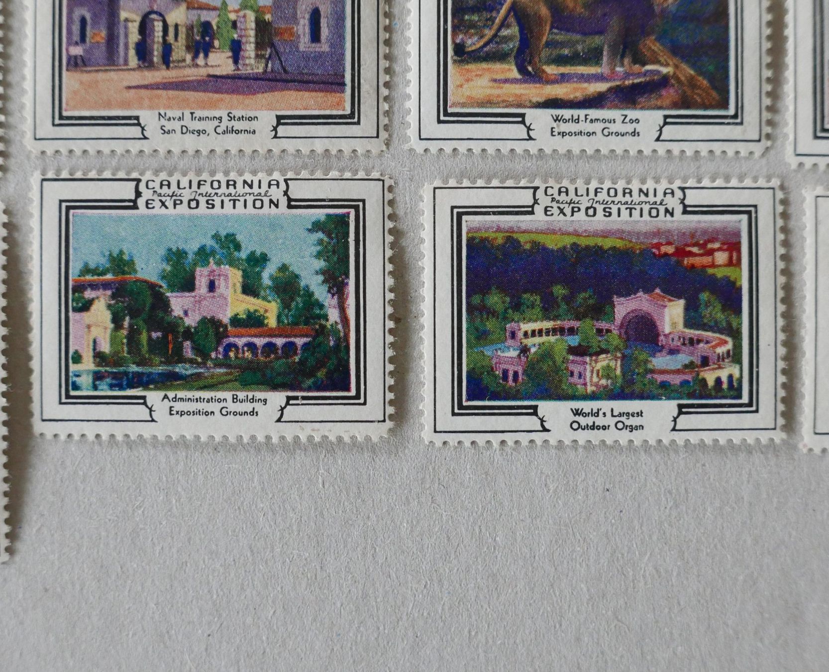 Tutti i francobolli: 22 REKLAMEMARKEN CALIFORNIA EXPOSITION 1935 – Usato da Balgach venduto da Zwischenraum 5