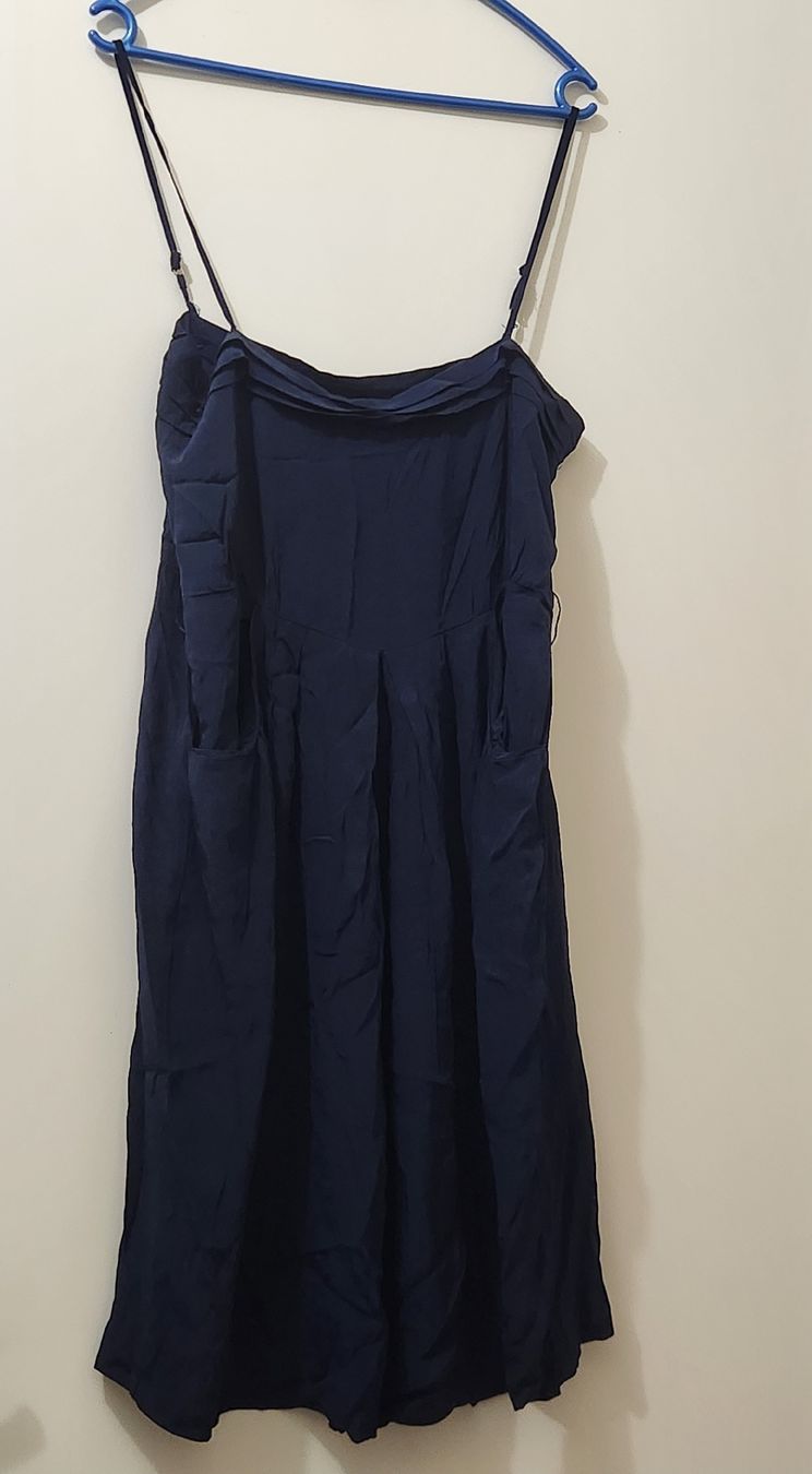 Sandro Kleider: Robe Sandro bleue taille 2 100% Viscose  – Gebraucht aus Niedergösgen von Eva2410