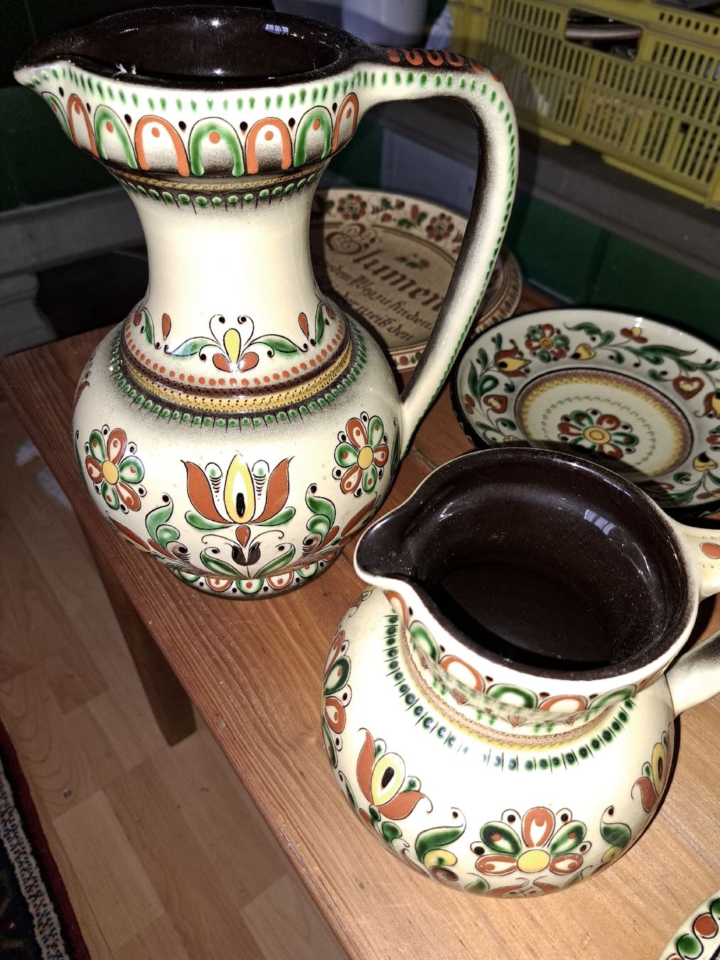 Set di piatti: Keramik-Set von Alt Langnau, handbemalt,  – Usato da Kölliken venduto da Upcycling-by-Mc-TAM 4