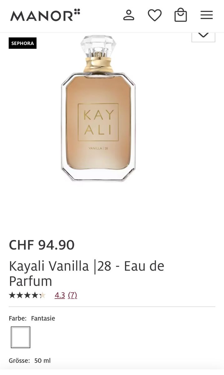 Kayali Parfum & Eau de Toilette: Kayali 28 Vanilla EDP 50ml NEU – Neu (gemäss Beschreibung) aus Givisiez von sgu_k58r 1
