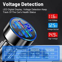 ***** Chargeur allume-cigare USB / USB-C