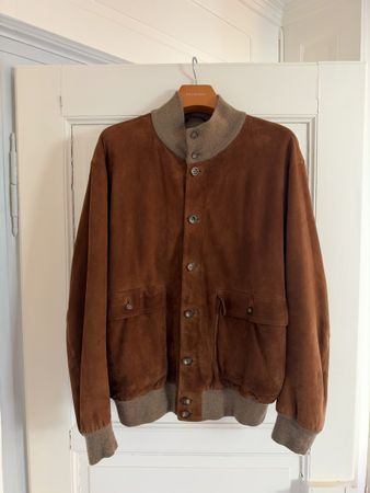 Valstar Valstarino Braun Wildleder Loro Piana Kaschmir 54 XL