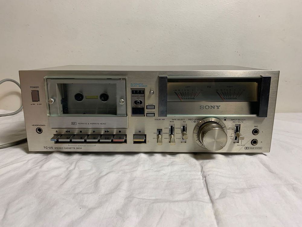 Platine Cassette SONY TC-FX211 – Noir – Révisée – Très Bon état