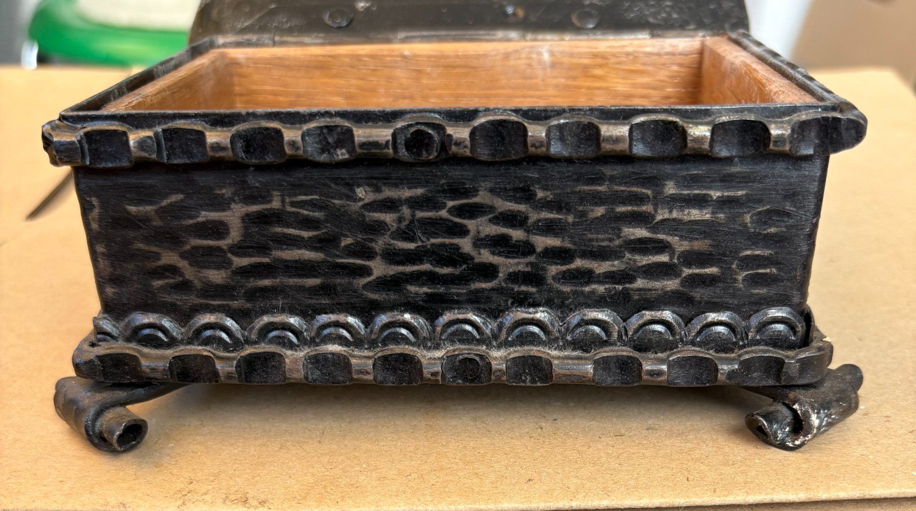 Cassapanche: VINTAGE SCHMUCKDOSE EISEN EDELWEISS – Usato da Ostermundigen venduto da Wyatt-Earp 5