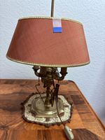 Antike Bouillotte Tischlampe Messing (wohl Florentiner)