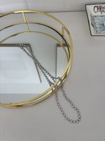 NEW Greek Designer - Crystal Silver Necklace & Box - NP: 80€