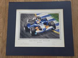 Kunstdruck Sauber F1 C24 2005 J. Villeneuve
