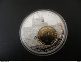 Medaille Slowenien Ljubljana Franciskanska Cerkev