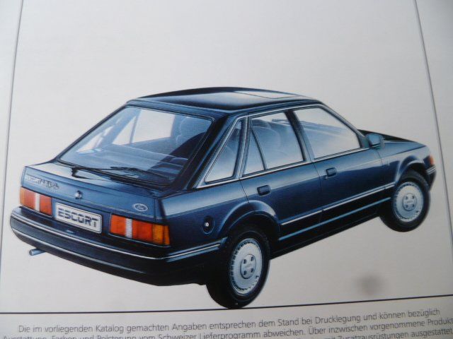 Ford Documenti: Ford Escort Prospekt 1988 – Usato da Zofingen venduto da sosalinos01 9