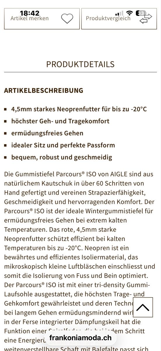 Scarpe da uomo: Gummistiefel Aigle – Nuovo (secondo la descrizione) da Port venduto da Glarus1955 6