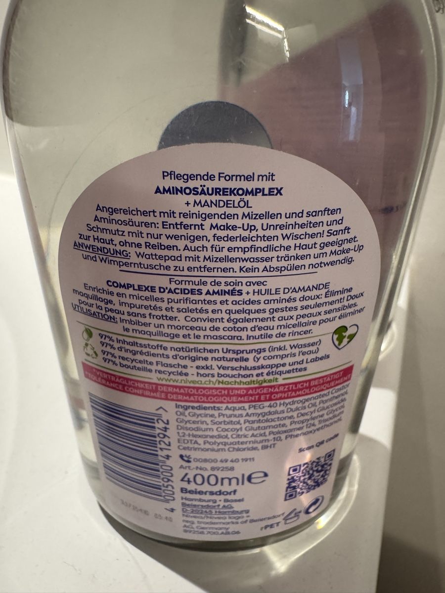 Nivea Cura del viso: Nivea Mizellenwasser – Usato da Sarnen venduto da OWAccount 1
