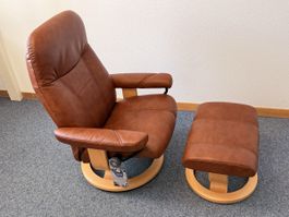 Stressless Sessel mit Hocker Fabrikneu mit 50% Rabatt‼️