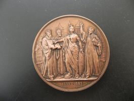 Medaille 350 Jahre Reformation à Genève 1885 - 123 g