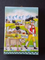 Wunderschönes Sommer Bauernmalerei Mini Bild ** 38