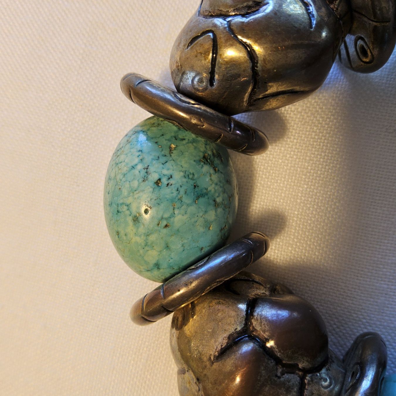 Bracciali & Braccialetti: Vintage Türkis Silber Armband – Usato da Zürich venduto da Aleick 2