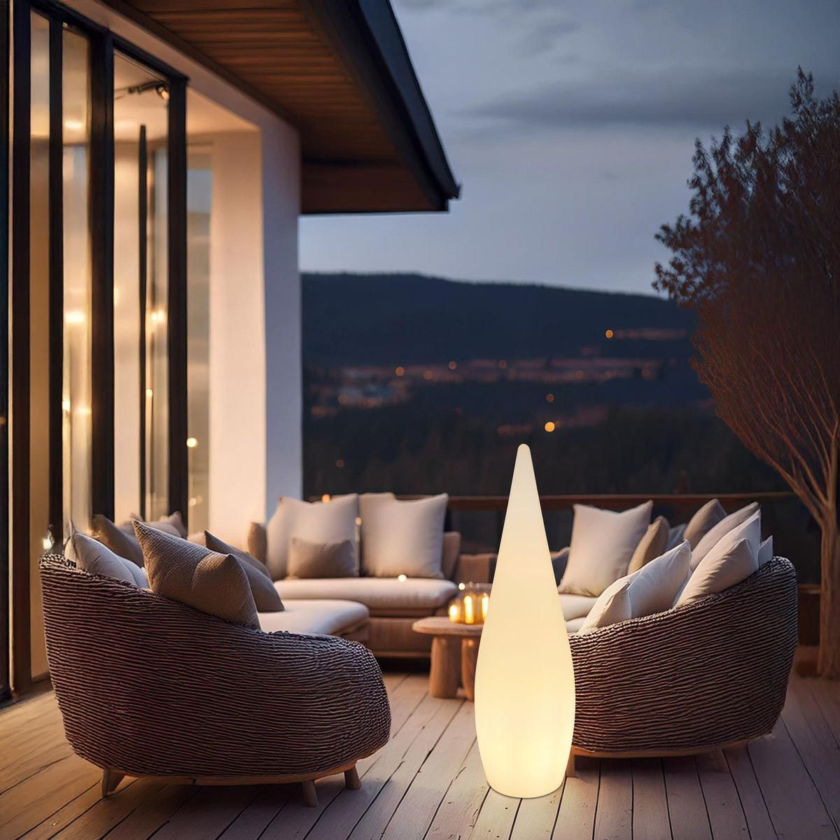Lampade: LED Aussenleuchte, RGBW, 120 cm Höhe – Nuovo (secondo la descrizione) da Kreuzlingen venduto da Smart-Light 1