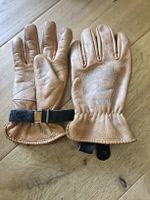 Motorrad Lederhandschuhe braun Grösse L, für kalte Tage. 