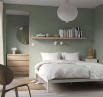 IKEA VEVELSTAD Bettgestell 140x200 cm Weiss