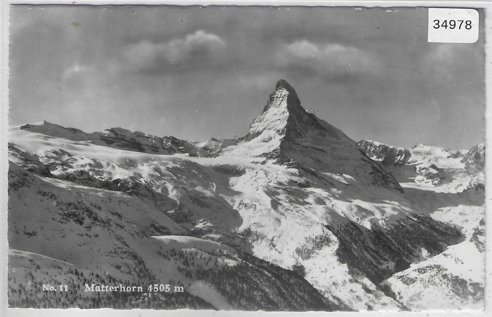 Cartoline postali: Matterhorn - Mont Cervin im Winter – Usato da Ettingen venduto da Kartenplanet