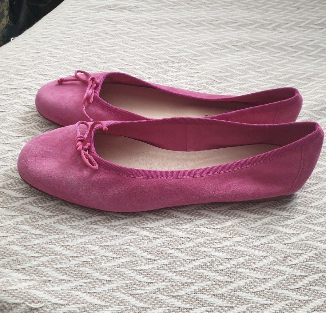 Scarpe da donna: Positano pinke Echtlederballerinas Gr. 39.5 – Usato da Frauenfeld venduto da Classiclover 1