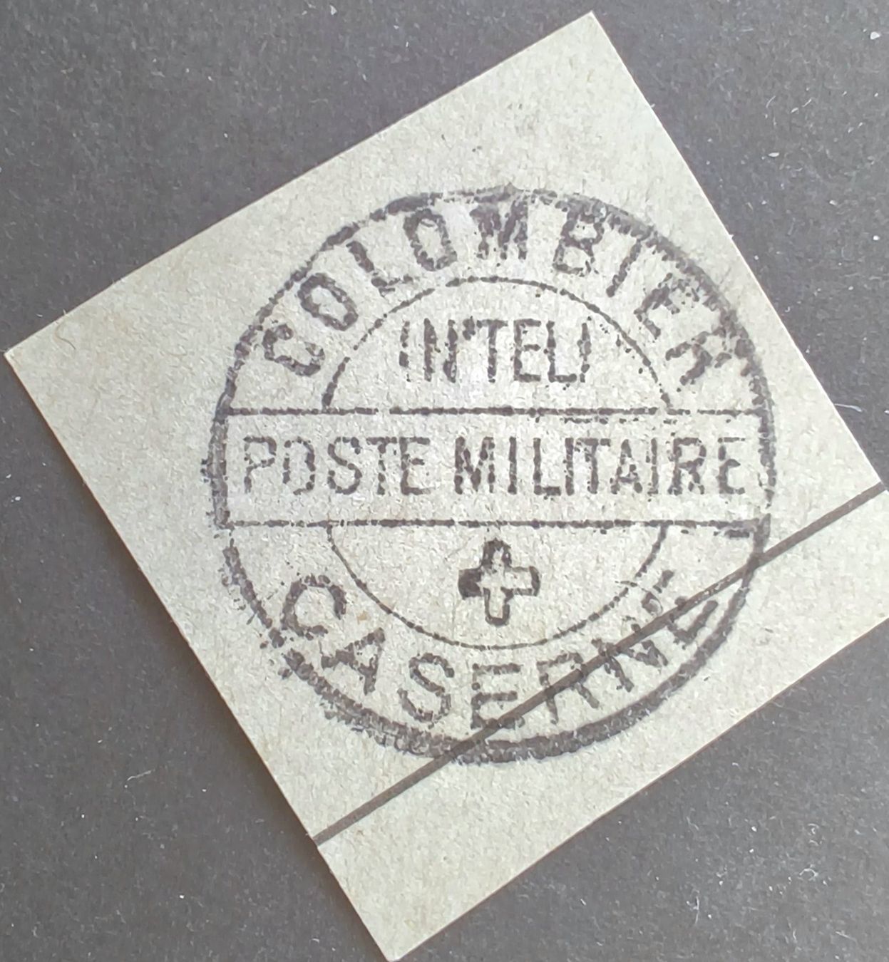 Alle Briefmarken: FP-Ausschnitt 2.WK - Kaserne Colombier, Kas – Gebraucht aus Niederuzwil von LichtPhil
