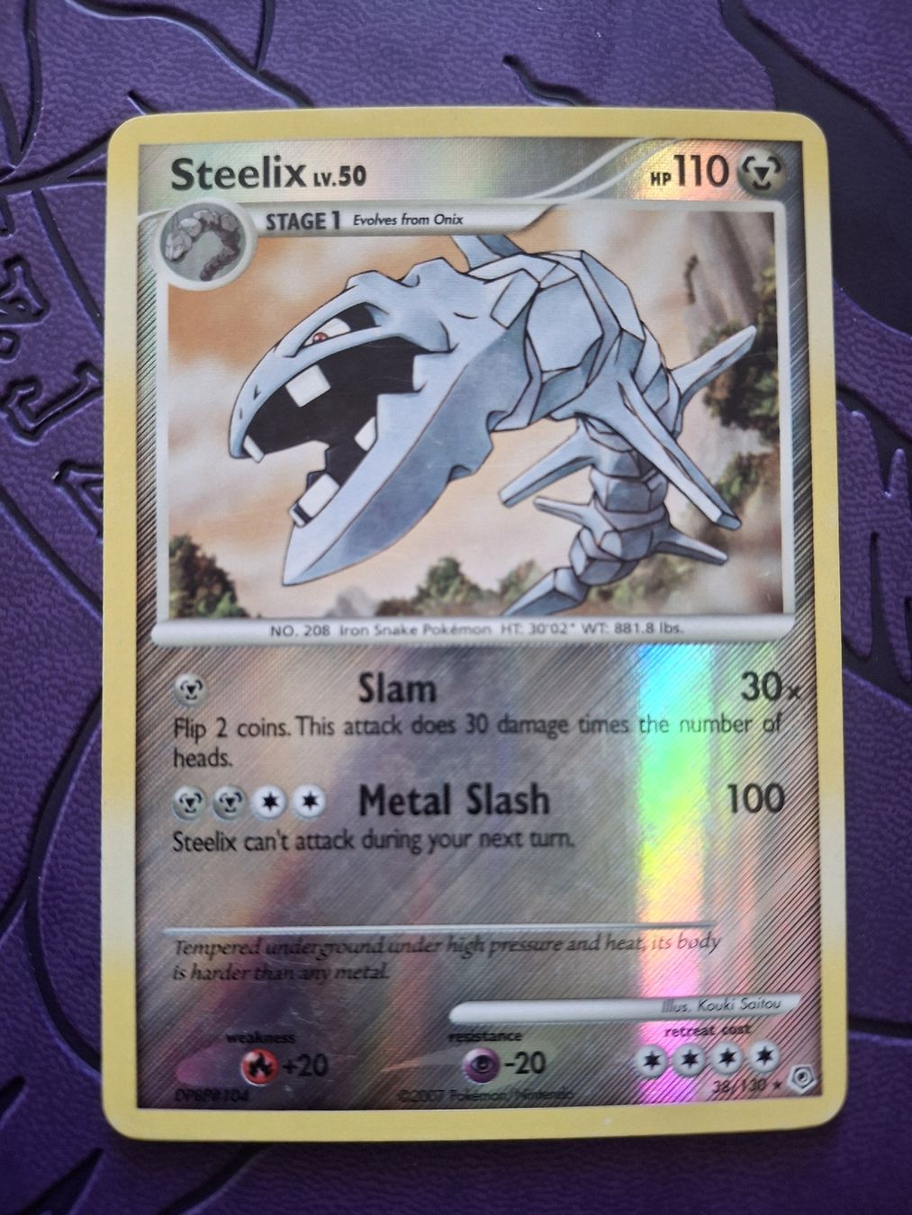 Pokémon Carte collezionabili: Stelix lv50 38/130 – Usato da Münsingen venduto da ama_9cdk