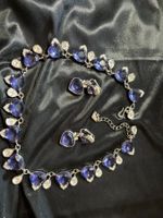 Vintage Swarovski Kristallkette und Ohrclips