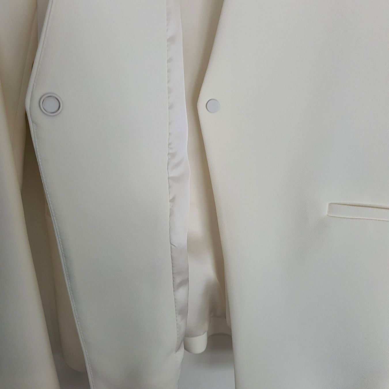 Mango Giacche: Mango MNG Off-White Einreihiger Blazer – Nuovo (secondo la descrizione) da Weiach venduto da sim_8s27 6