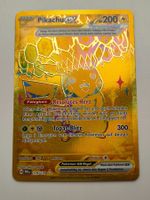 Pokemon Pikachu Prismatische Entwicklung IR Gold Full Art