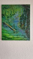 TOP: Tümpel im Wald I, Öl auf Leinwand, 40x50cm